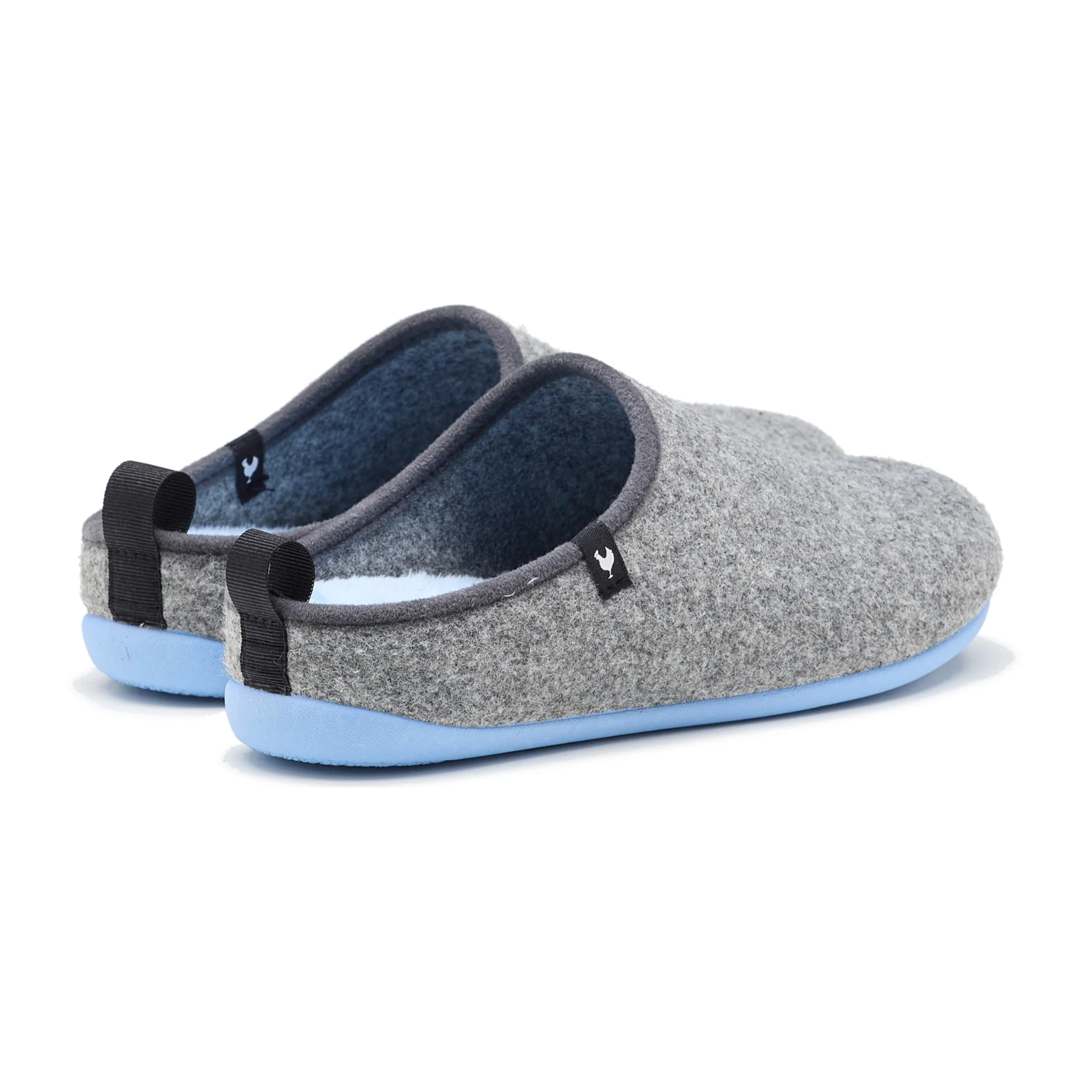 Zapatillas De Casa Lanna Woman Gris & Azul