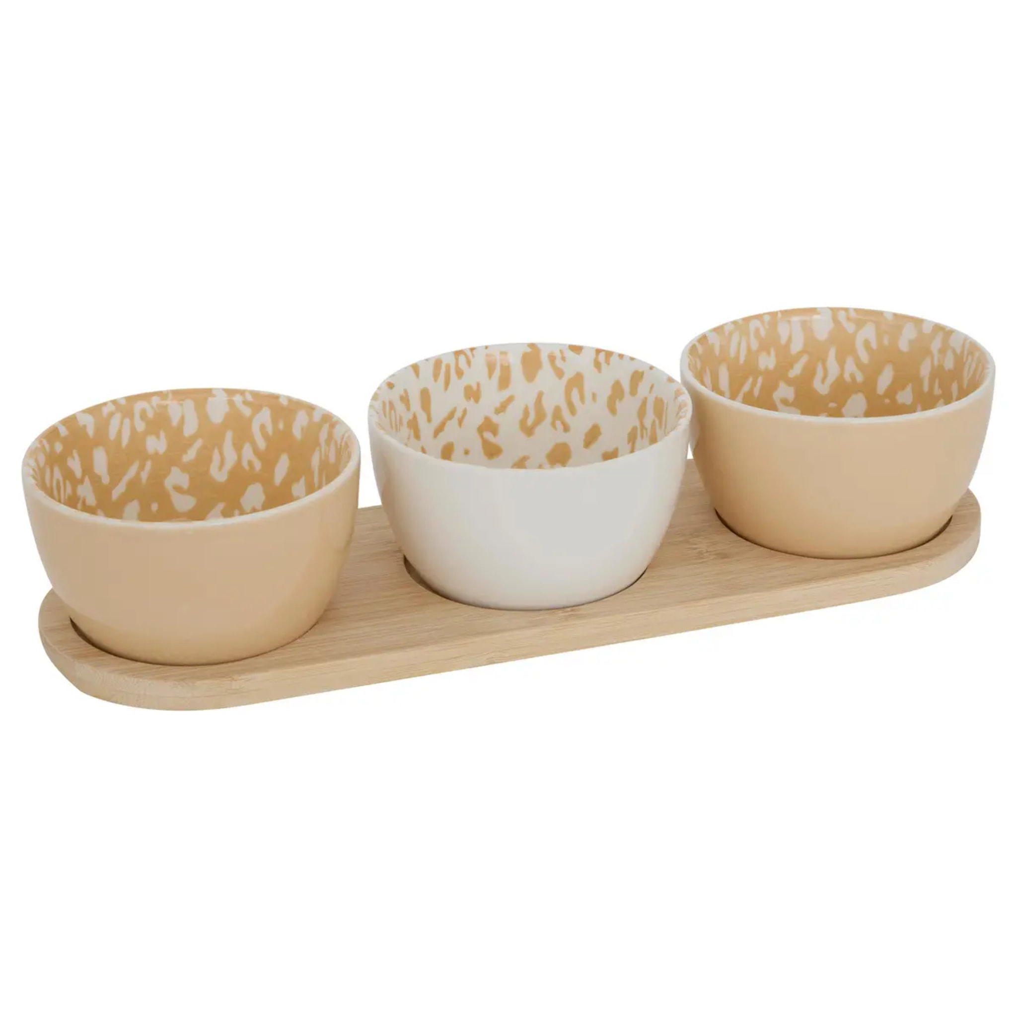Service apéritif Leopardi 4 pièce(s) L30xp10xH6cm