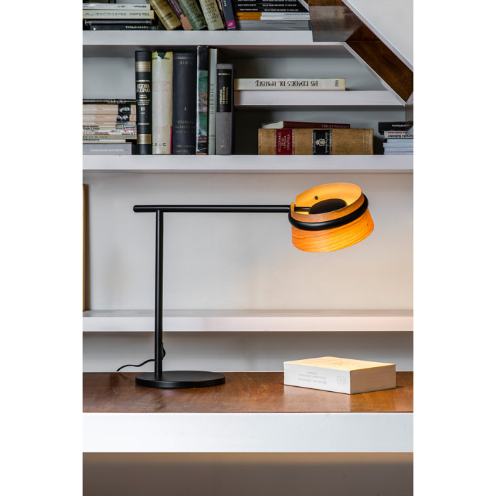 LOOP Lampe de table noire avec pince