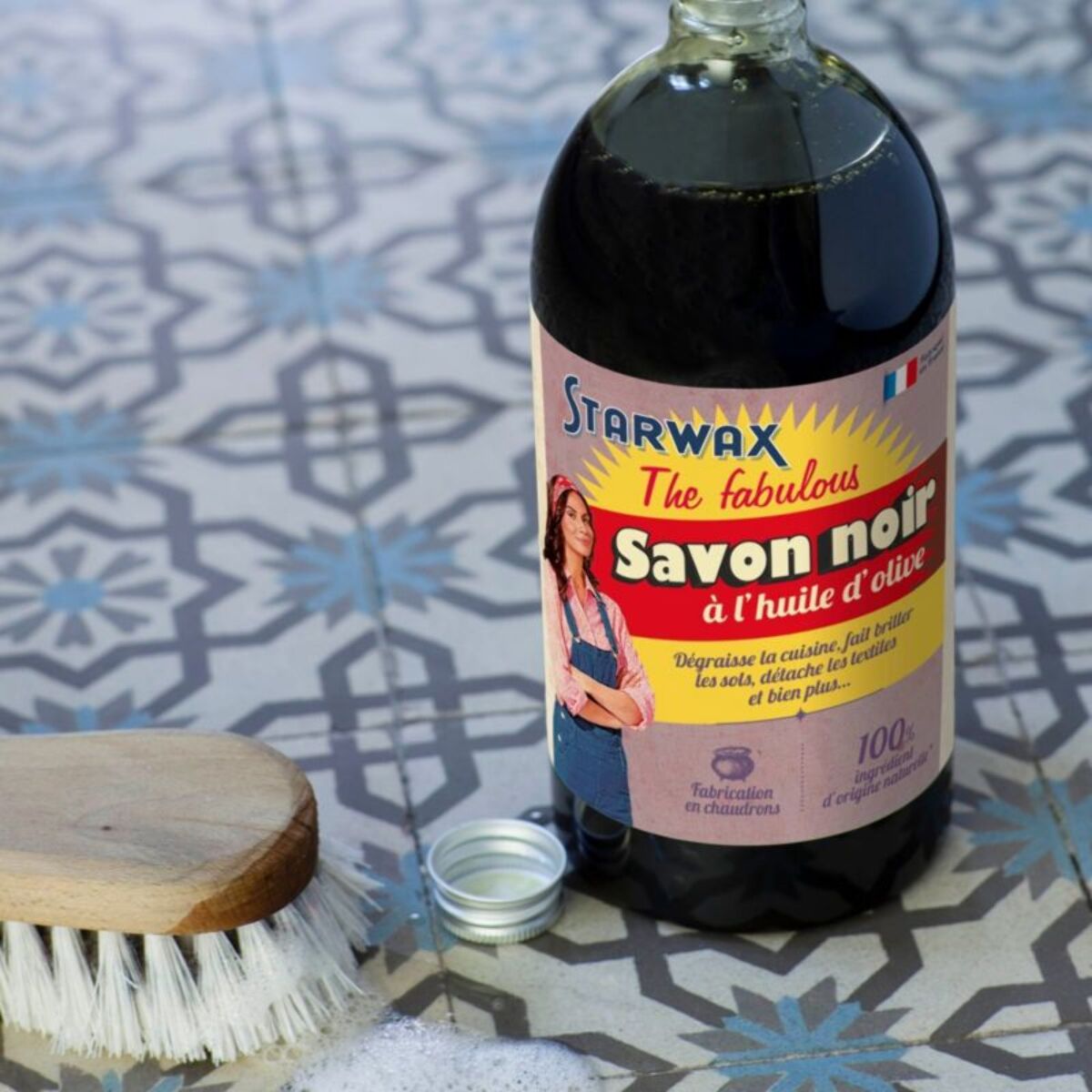 Nettoyant STARWAX SAVON NOIR À L'HUILE D'OLIVE 1L