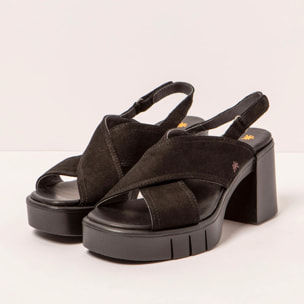 Sandalias con tacón 1990 NOBUCK BLACK / EIVISSA color Black