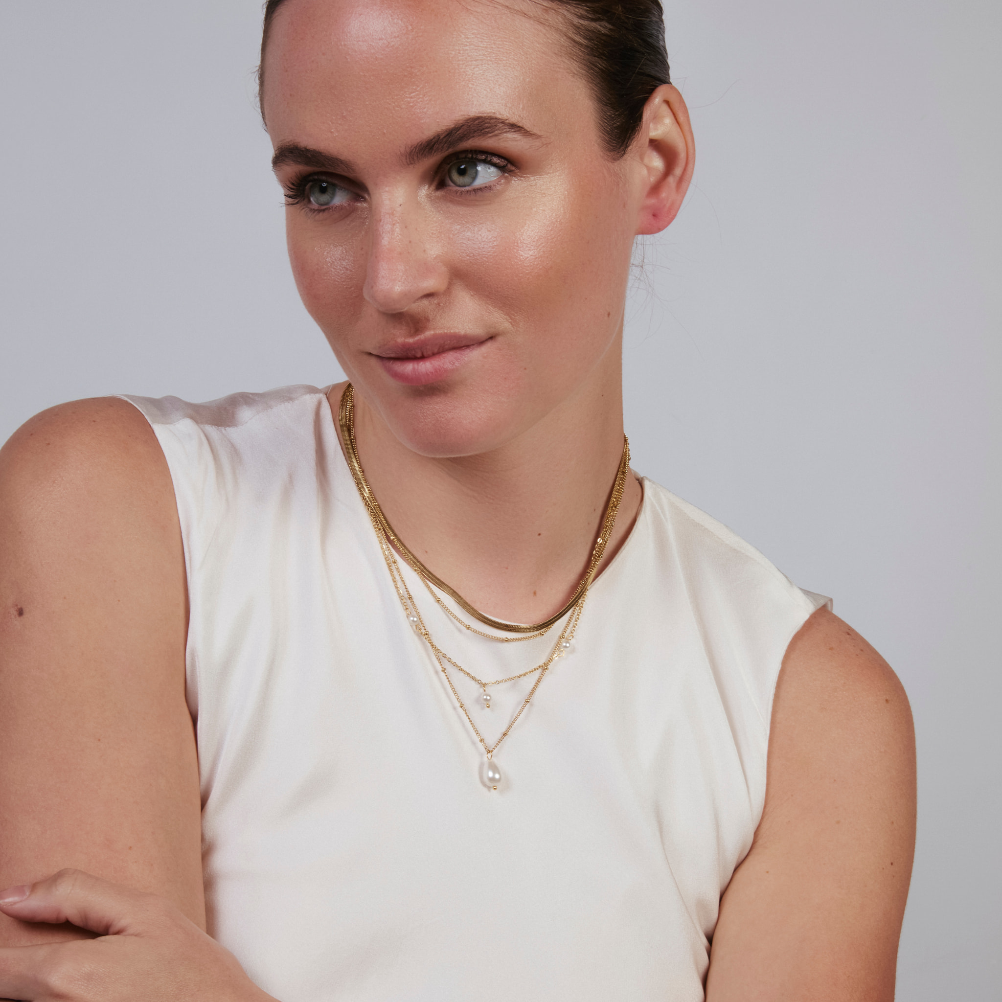 Collar Mife acabado oro amarillo 18k