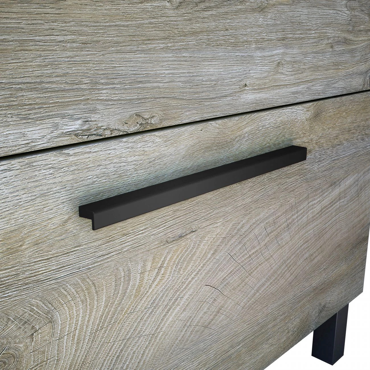 Mueble de baño con espejo Sense 3 cajones Roble Alaska