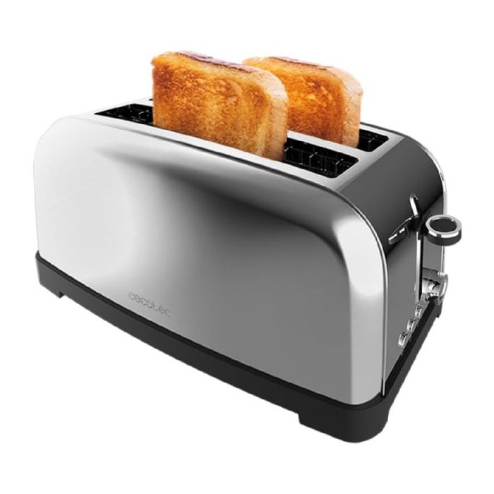 Cecotec Grille-pain vertical Toastin' time 1500 Inox Lite