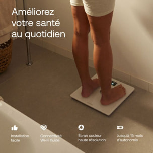 Pèse personne connecté WITHINGS Body Smart Blanc