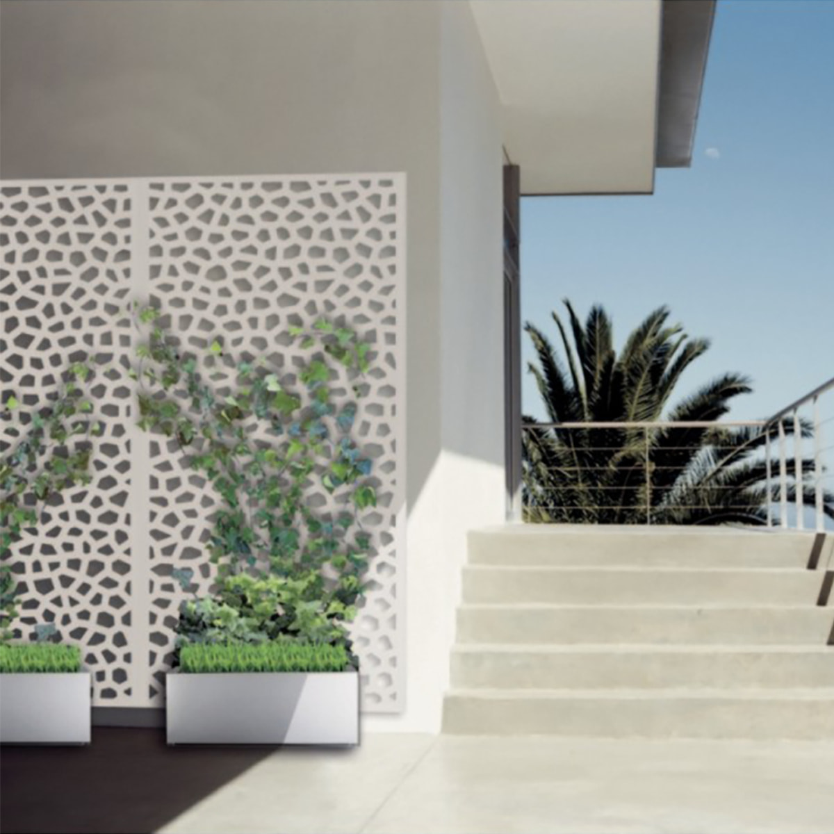Panel Decorativo Mosaïc 1x2 M Blanco