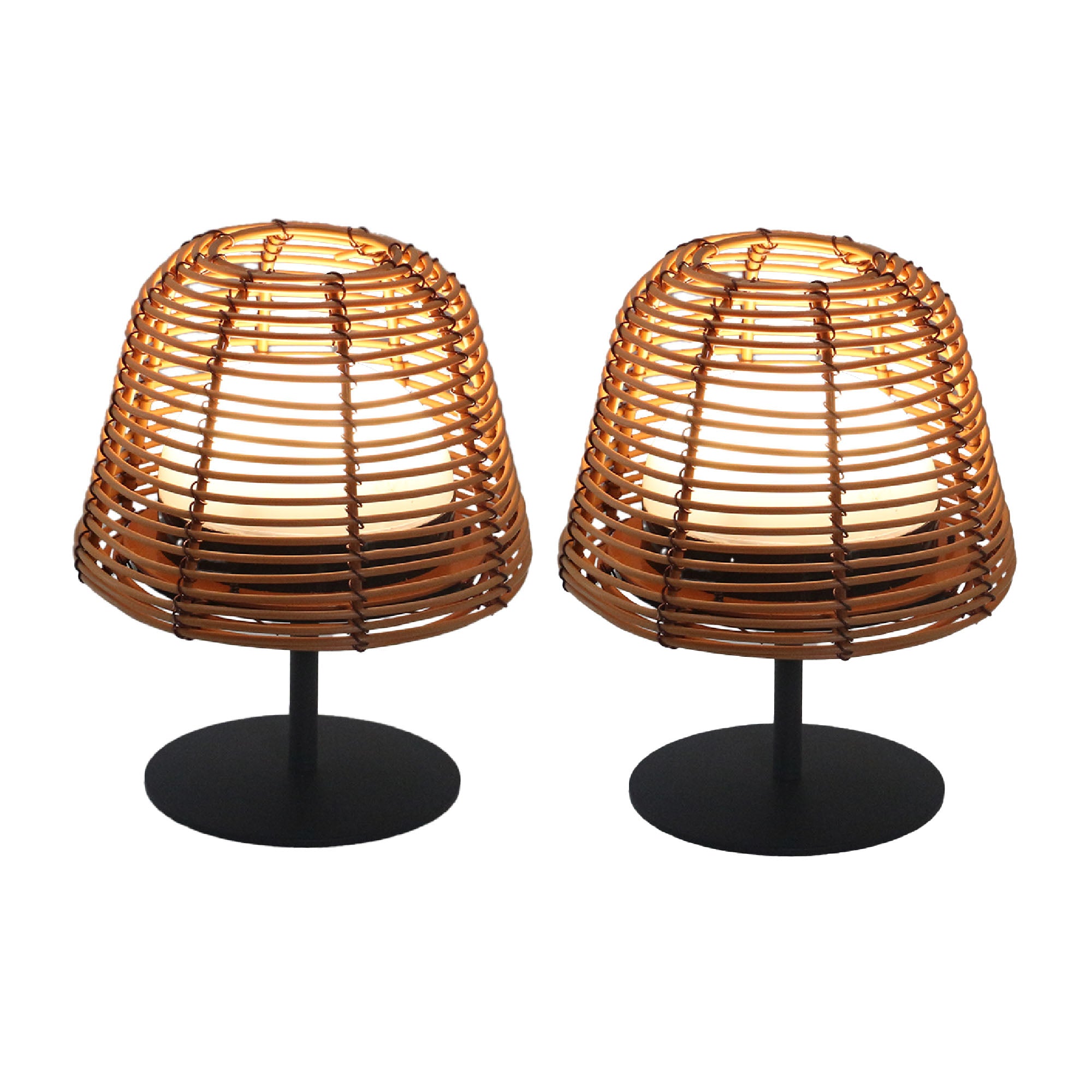 2 Lampe de table TWINS BOHEME H16CM