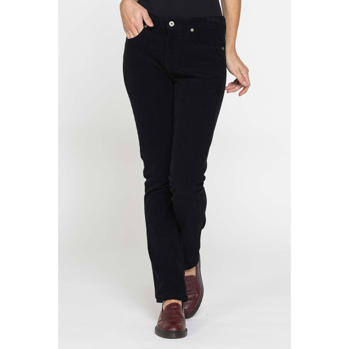 PANTALONE 5 TASCHE MOD. 752 IN VELLUTO STRETCH