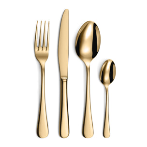 Clipper Doré - Ménagère 24 pièces