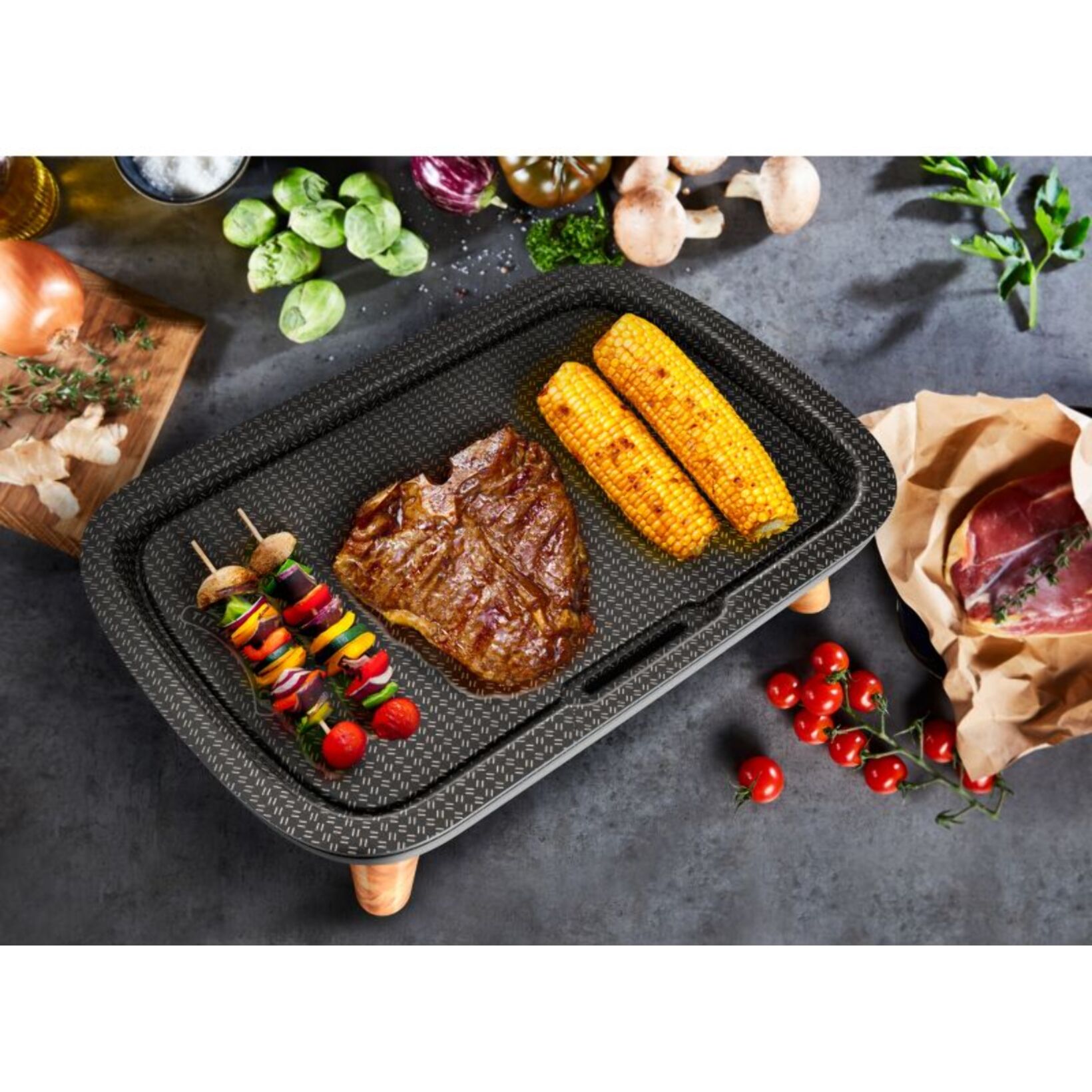 Plancha électrique TEFAL Saveur Gourmet CB658P01