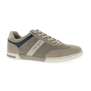 Armata di Mare Scarpe Uomo Sneakers Casual Stringate con Soletta Rimovibile in Memory Foam AMU S24M528 Beige