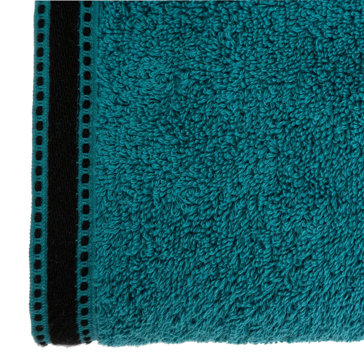 Drap de bain "Joia" coton bleu canard 100x150cm