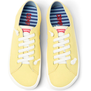 Zapatillas - CAMPER Peu Rambla Vulcanizado - Amarillo - Textil natural (algodón reciclado)