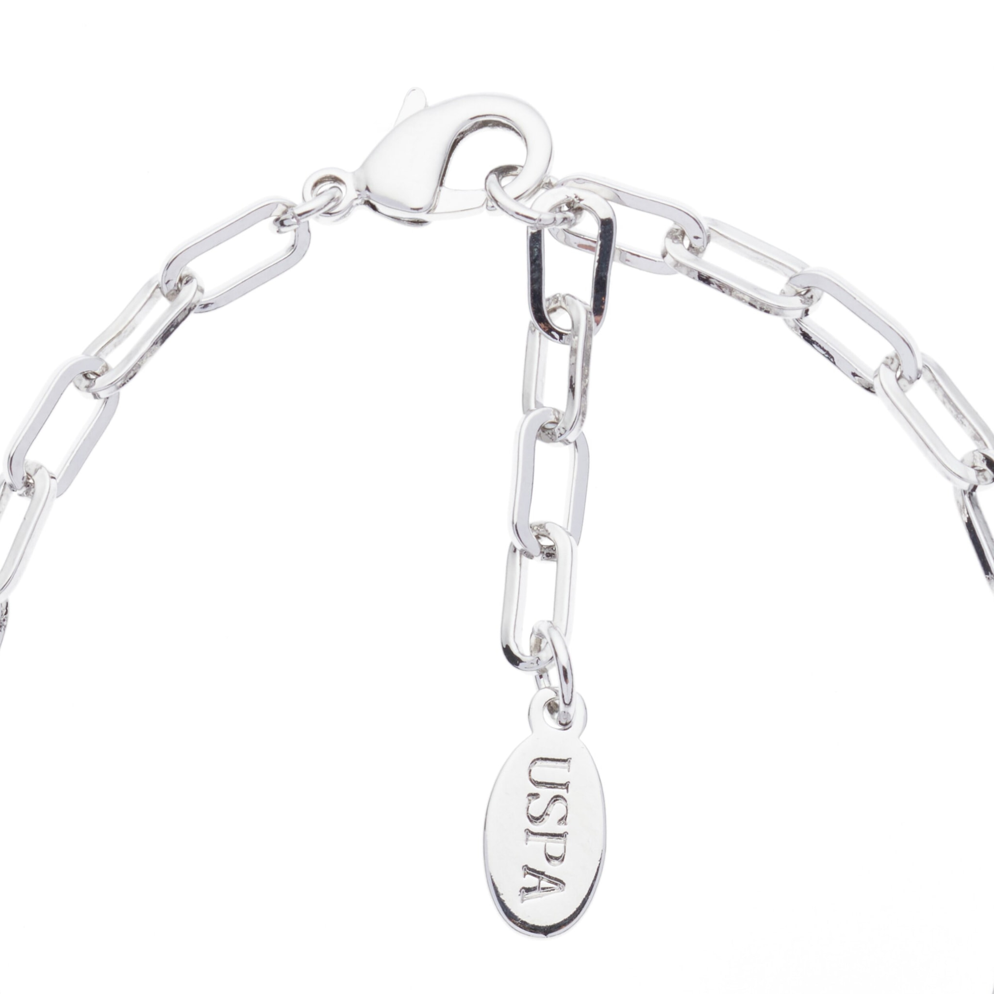 Bracciale U.S. Polo Assn. In metallo rodiato