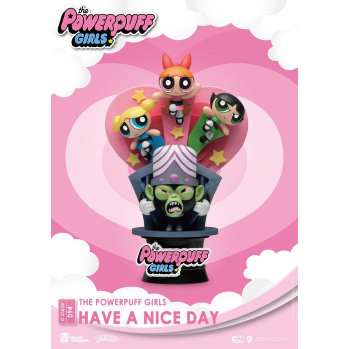 The Powerpuff Girls D-Stage PVC Diorama Have A Nice Day Standard Version 15 Cm Beast Kingdom Toys