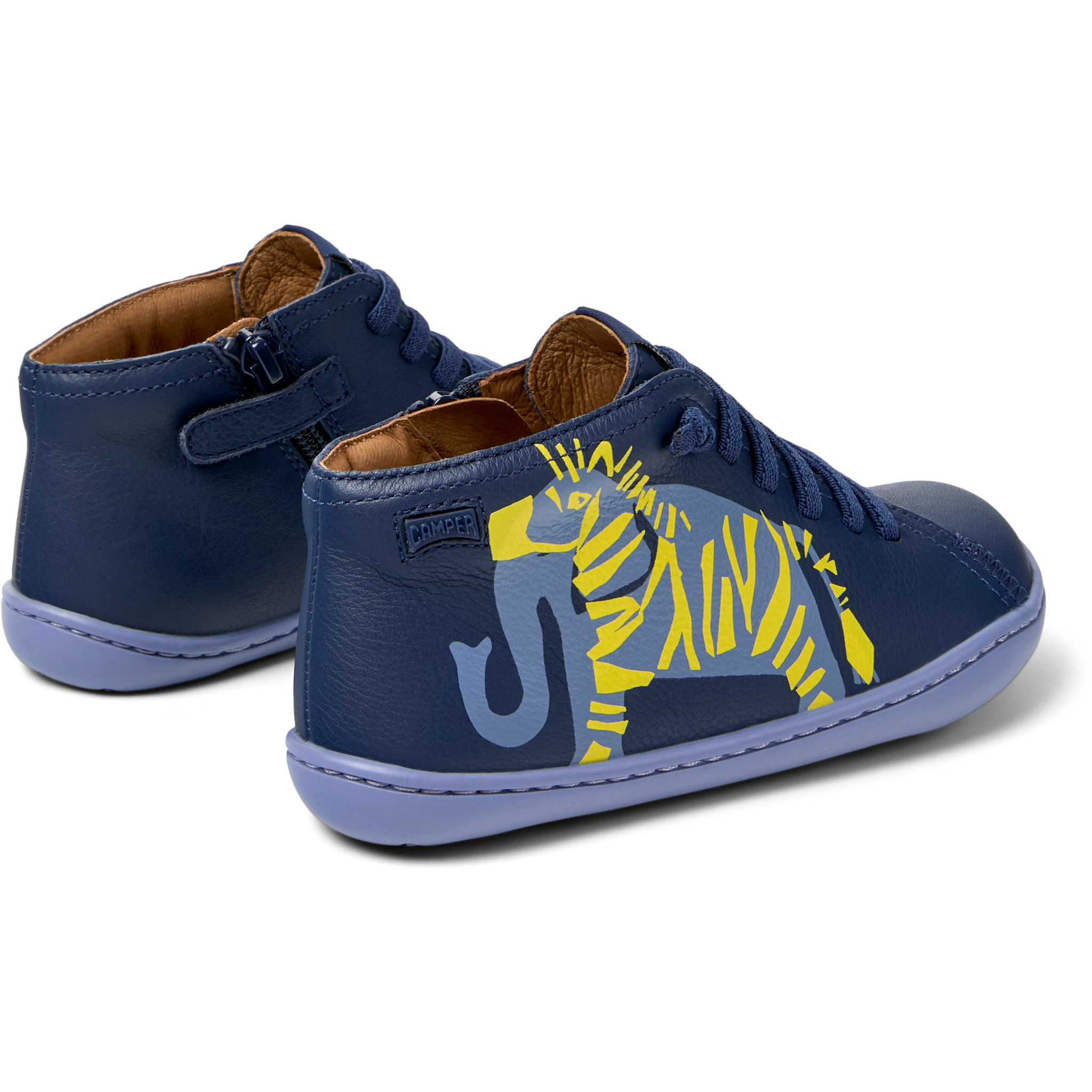 Zapatillas - CAMPER Peu Cami Twins - Azul - Cuero liso