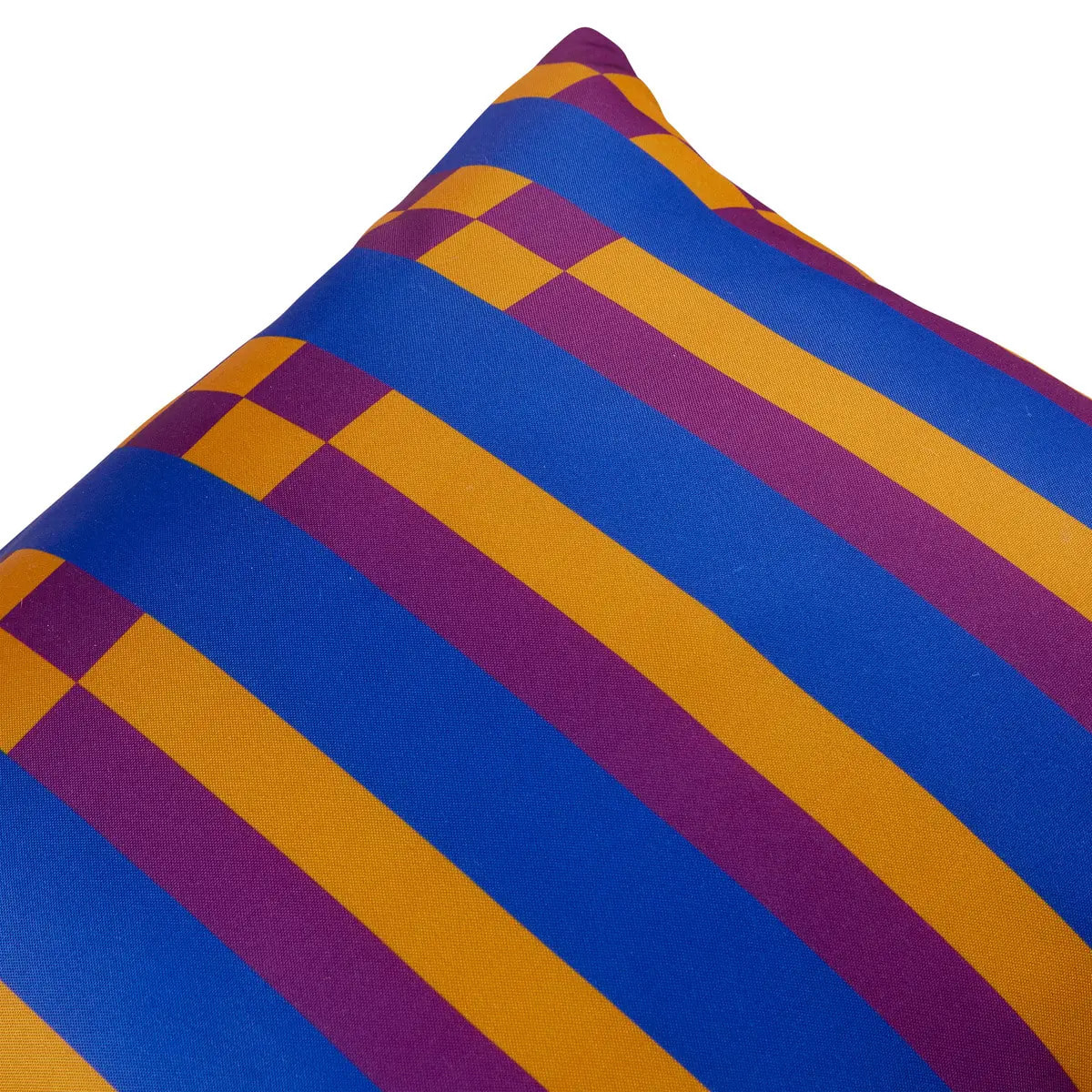 Housse de coussin d extérieur "Pia" bleu indigo 40x40cm