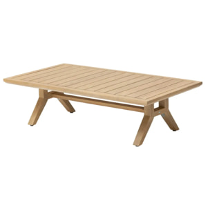 Table basse de jardin rectangulaire Papouasie Acacia