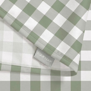 Nappe anti-taches Alcazar Vert - 100% coton -
