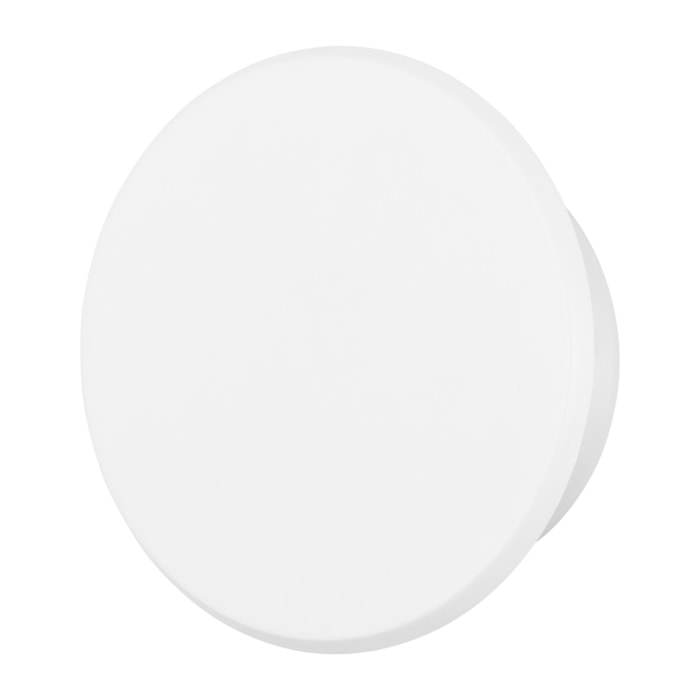 Forlight Roc - Aplique de Pared Interior LED Circular con Efecto Halo con Módulo Giratorio. Luz Cálida 3000K 342lm. Color Blanco