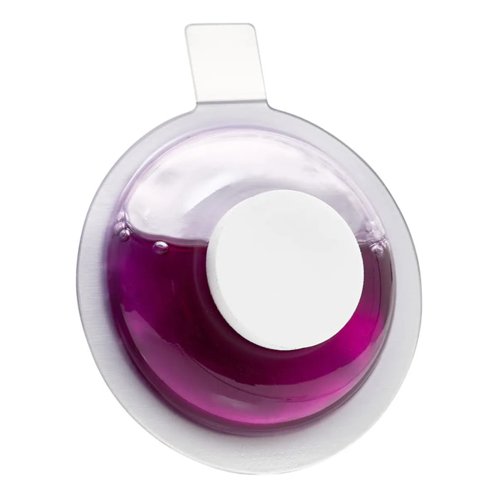 Désodorisant poubelle rond D.5cm transparent