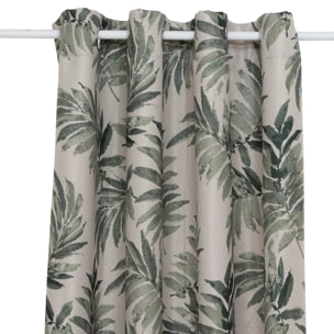 Rideau occultant "Elena" vert 135x260cm