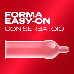 Preservativi Supersottile Alta Sensibilità con Forma Easy On - Box da 100 Profilattici