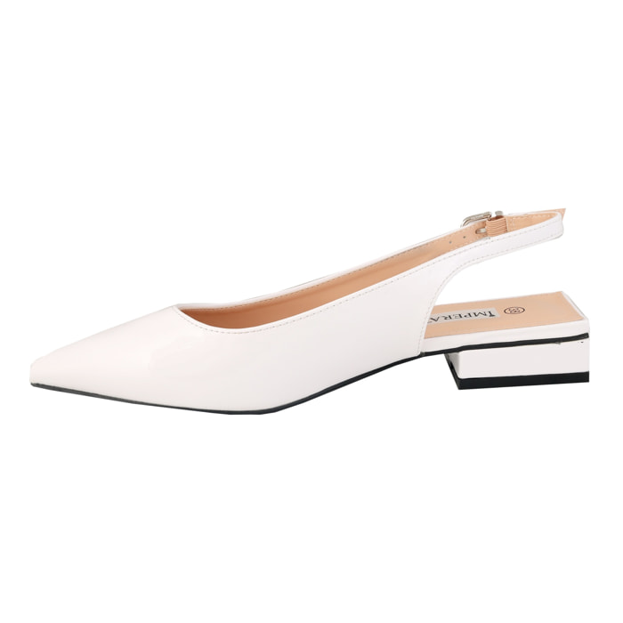 Ballerine slingback verniciate