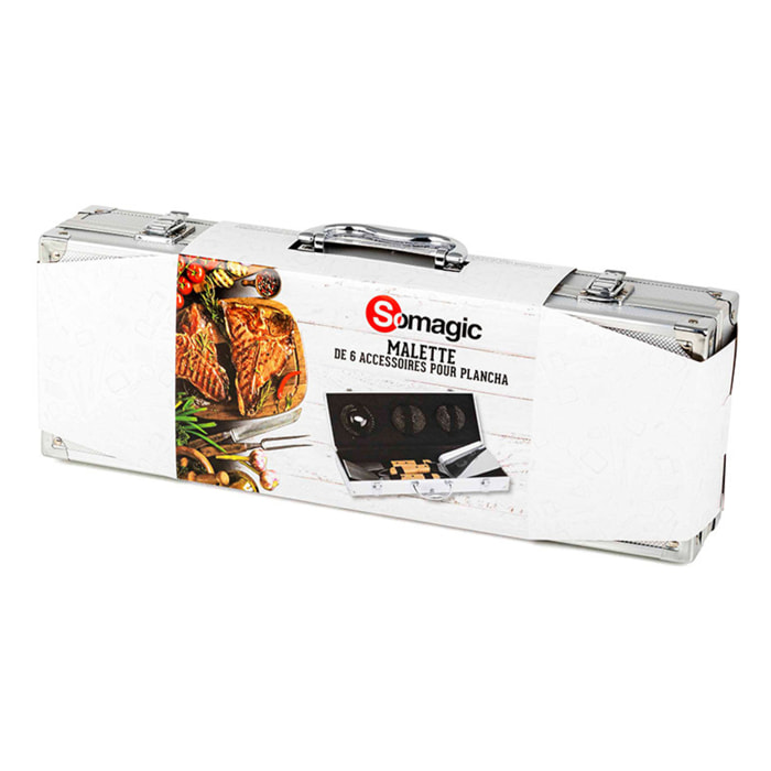 Malette de 6 accessoires pour plancha