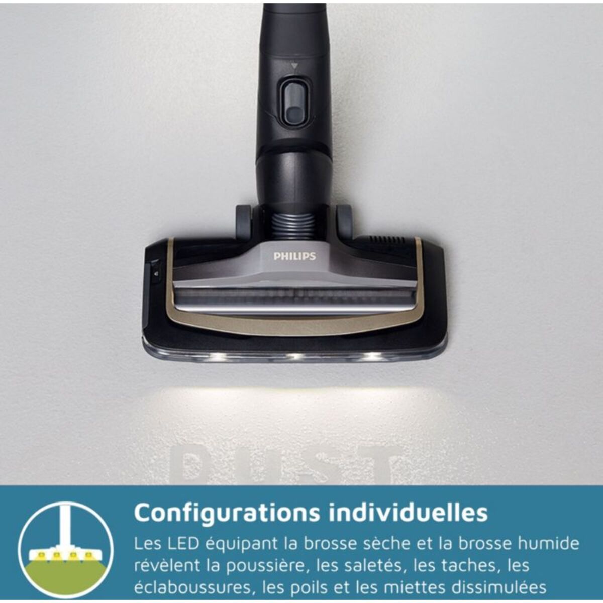 Aspirateur laveur PHILIPS AquaTrio XW9463/11 série 9000