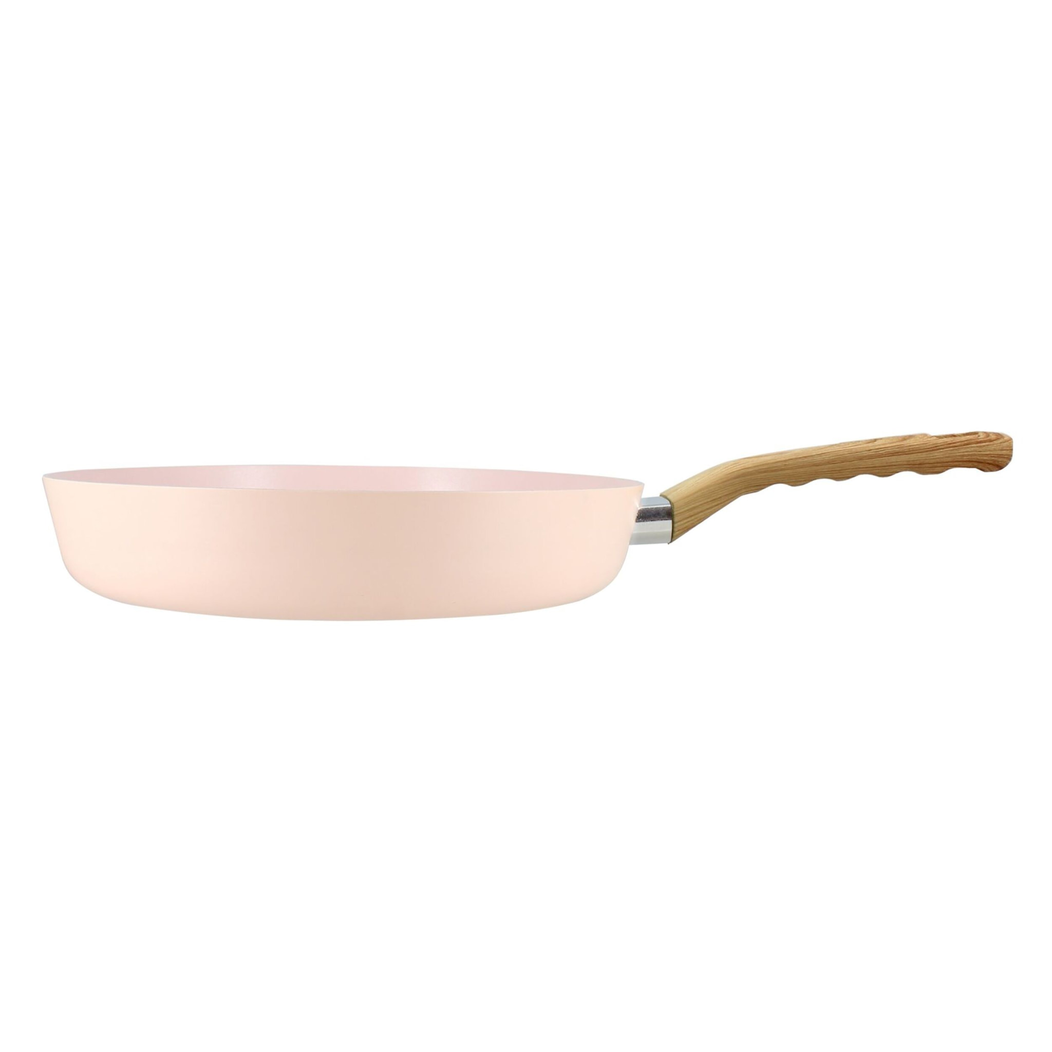 Poêle en revêtement céramique 28cm rose - tous feux COLORAMA