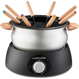 Fondue LAGRANGE Fondue Classic bois clair 8 pers 349015