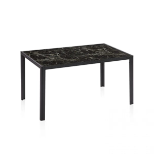 Mesa de comedor Lacey Mármol negro
