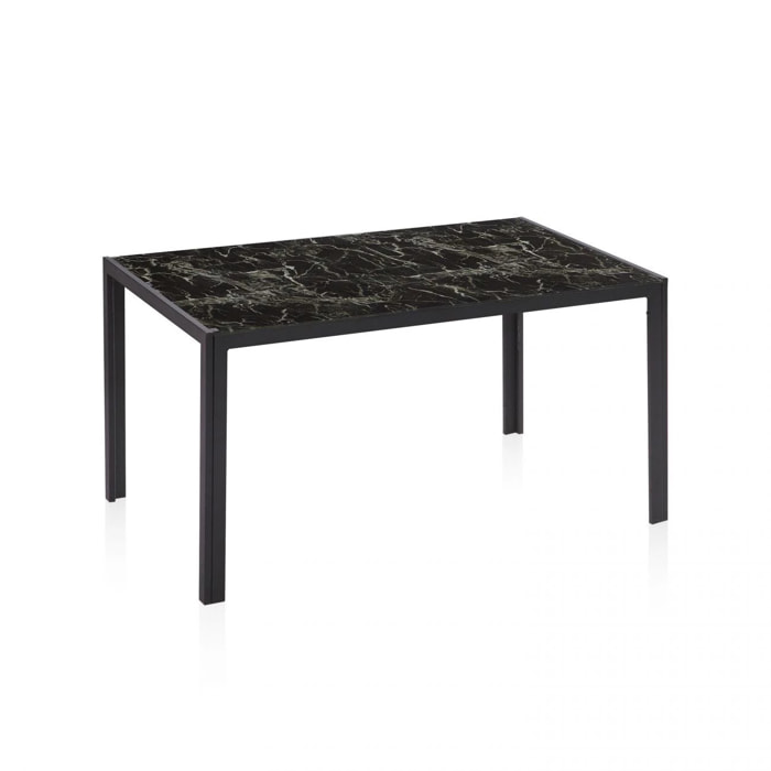 Mesa de comedor Lacey Mármol negro