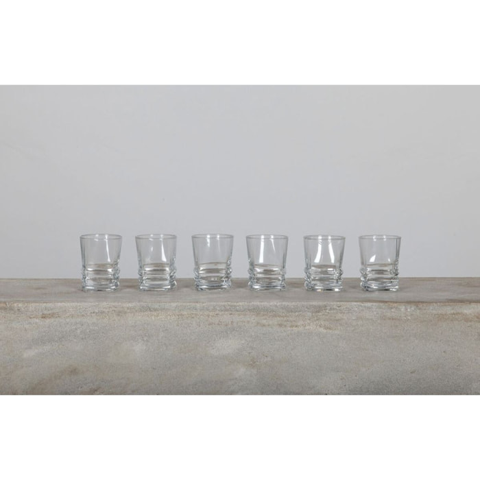 Lot de 6 verrines 8cl en verre DELICE