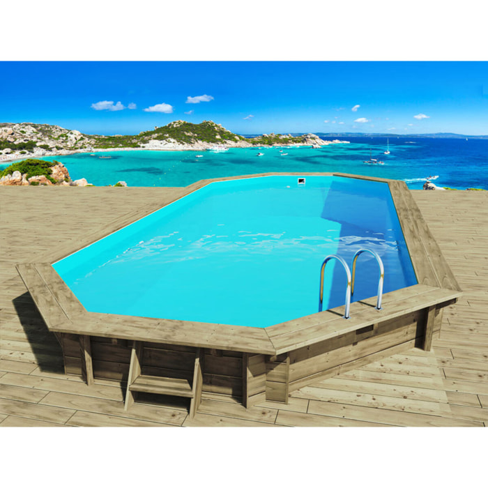 Piscine bois " Sevilla 130" - 8.57 x 4.57 x 1.31 m
