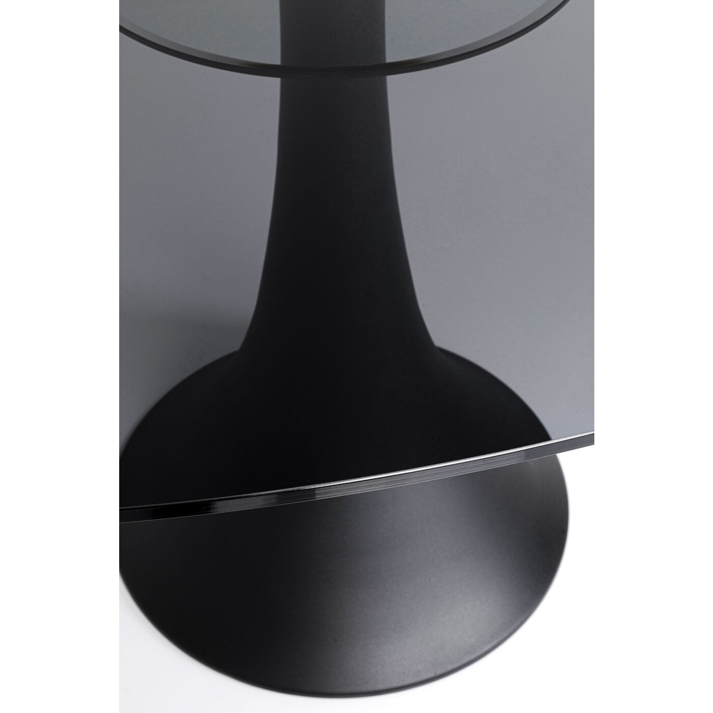 Table Grande Possibilita noire et verre fumé Kare Design