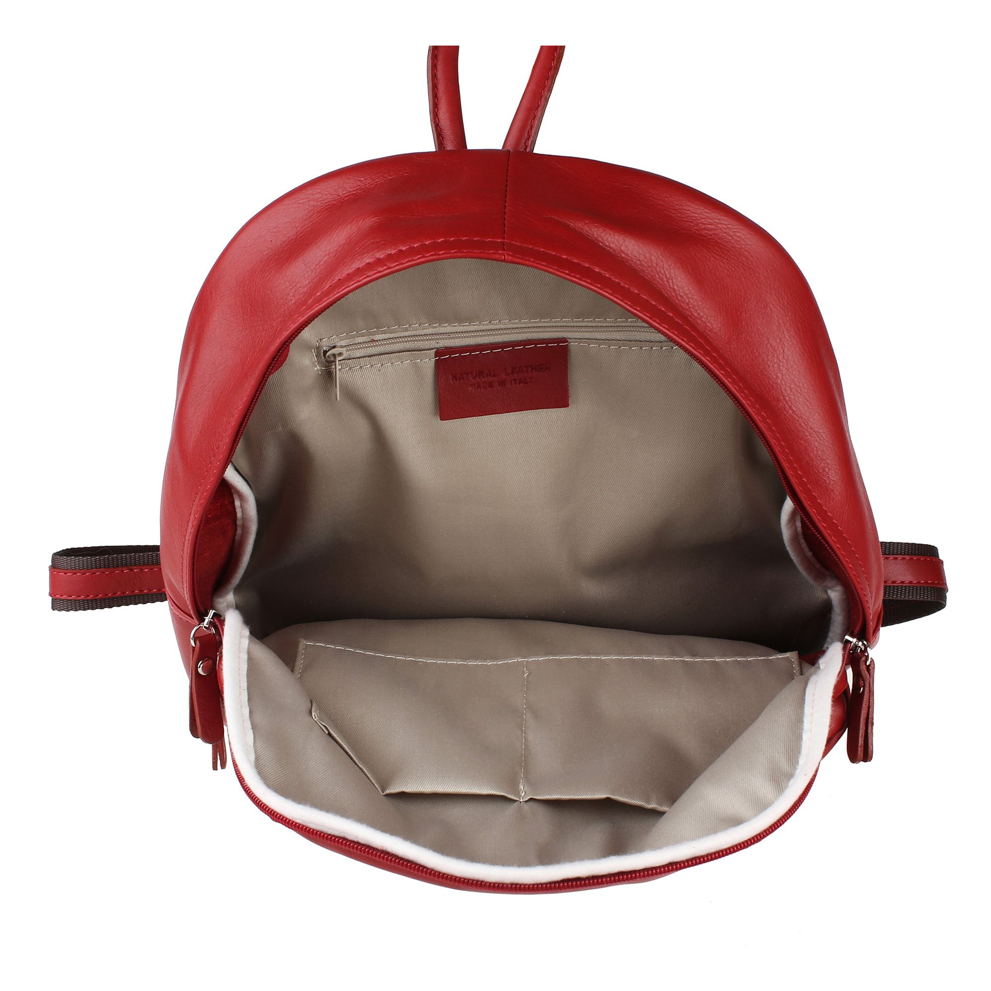 Chicca Borse Borsa Zaino Rosso