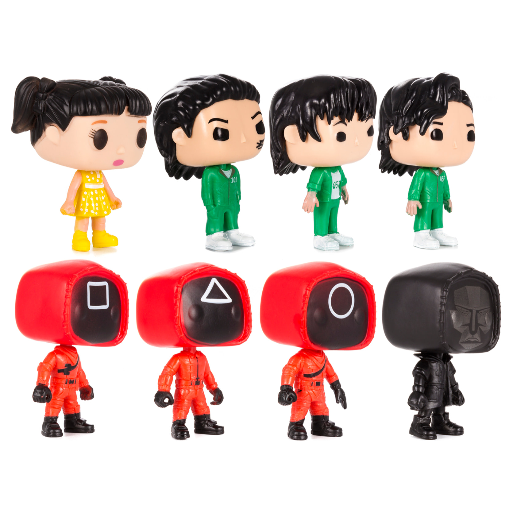 Figuras Squid Pop 10cm. 8 modelos surtidos en caja regalo individual.