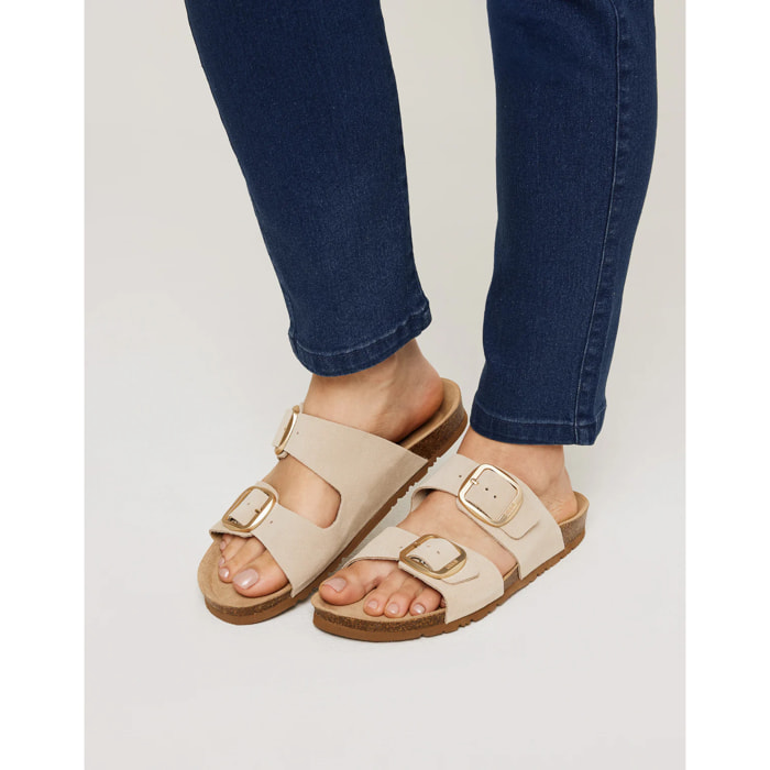 Sandalia Bio Piel Arena - Emerald