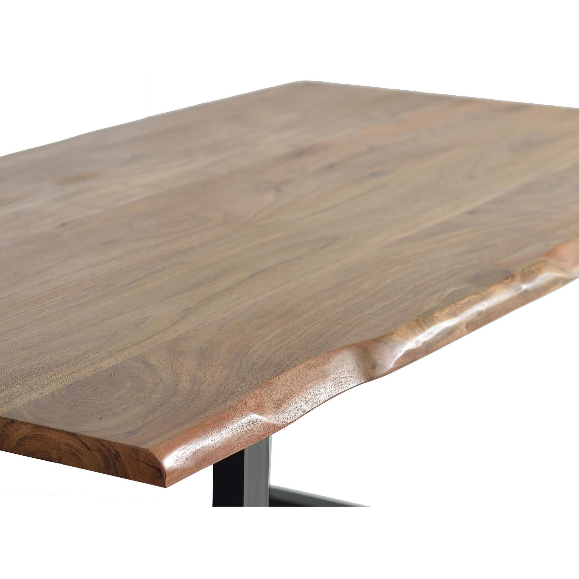 Mesa de comedor - madera de acacia y metal
