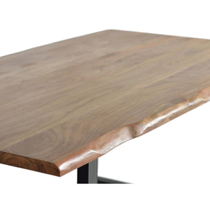 Mesa de comedor - madera de acacia y metal
