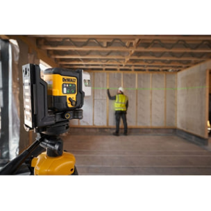Niveau laser multilignes 3X180° - faisceaux verts - usb-c - DEWALT - DCLE14301GB-XJ