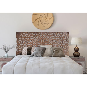 Cabecero de Mdf 165 Cm Estilo Étnico Tallado