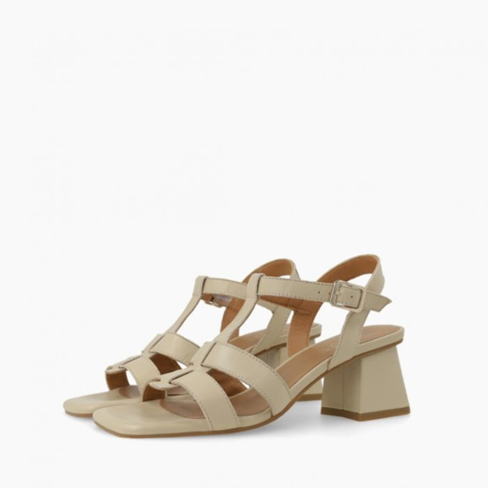 SANDALIAS BEIGE MIL5214-GO