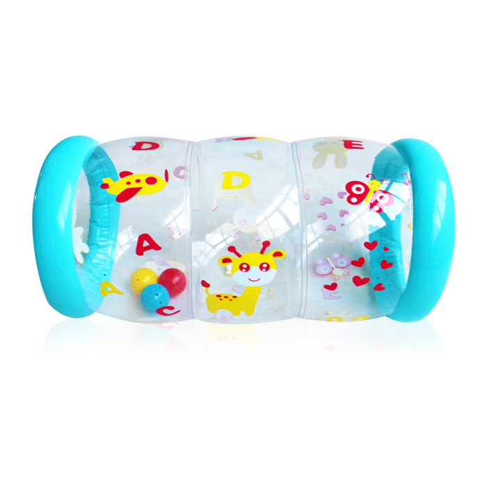 DAM Rodillo hinchable infantil 45x22x22 Cm. Color: Azul