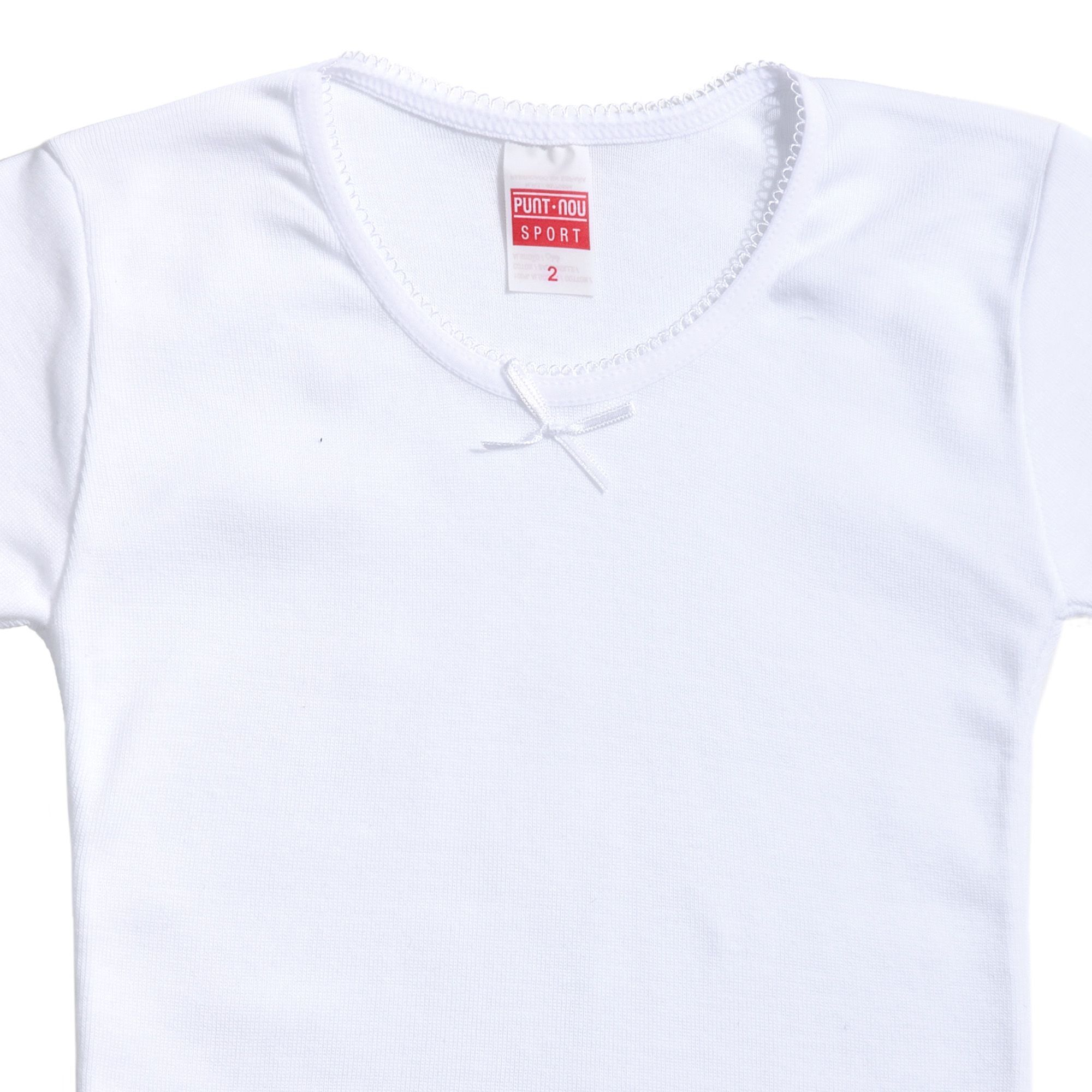 Cubre Niña Felpa M/C Blanco Talla 10