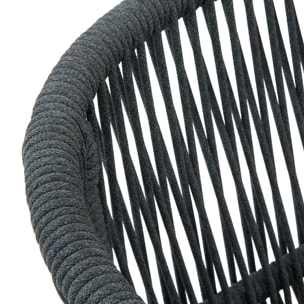 Canapé de jardin Orissa 2 places gris