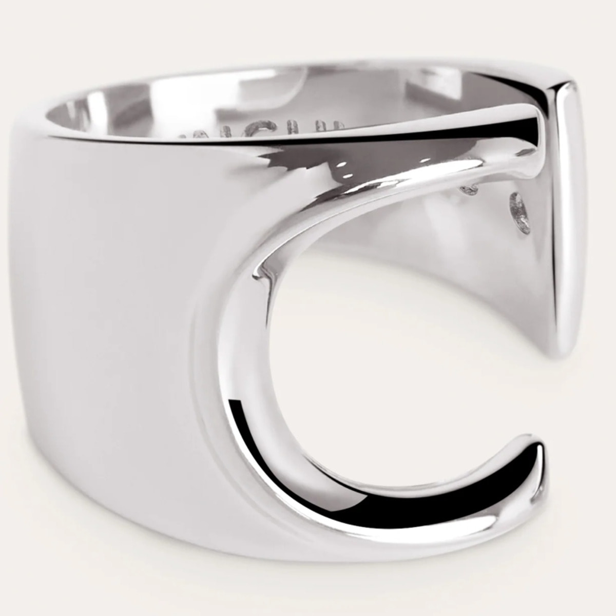 Anillo Personalizado Letter Signet