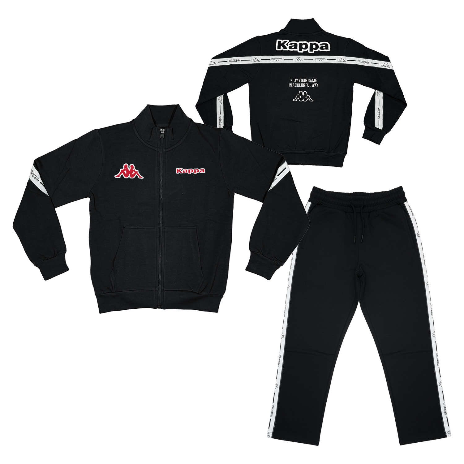 Tuta Ragazzo KAPPA 8 - 16 Anni Cotone Felpato